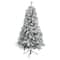 5ft. Unlit Flocked Rock Springs Spruce Artificial Christmas Tree